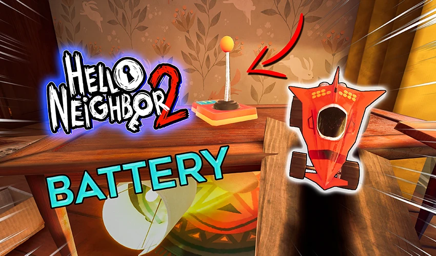 Hello Neighbor 2 Car Battery Location (CopHouse) Mission 4